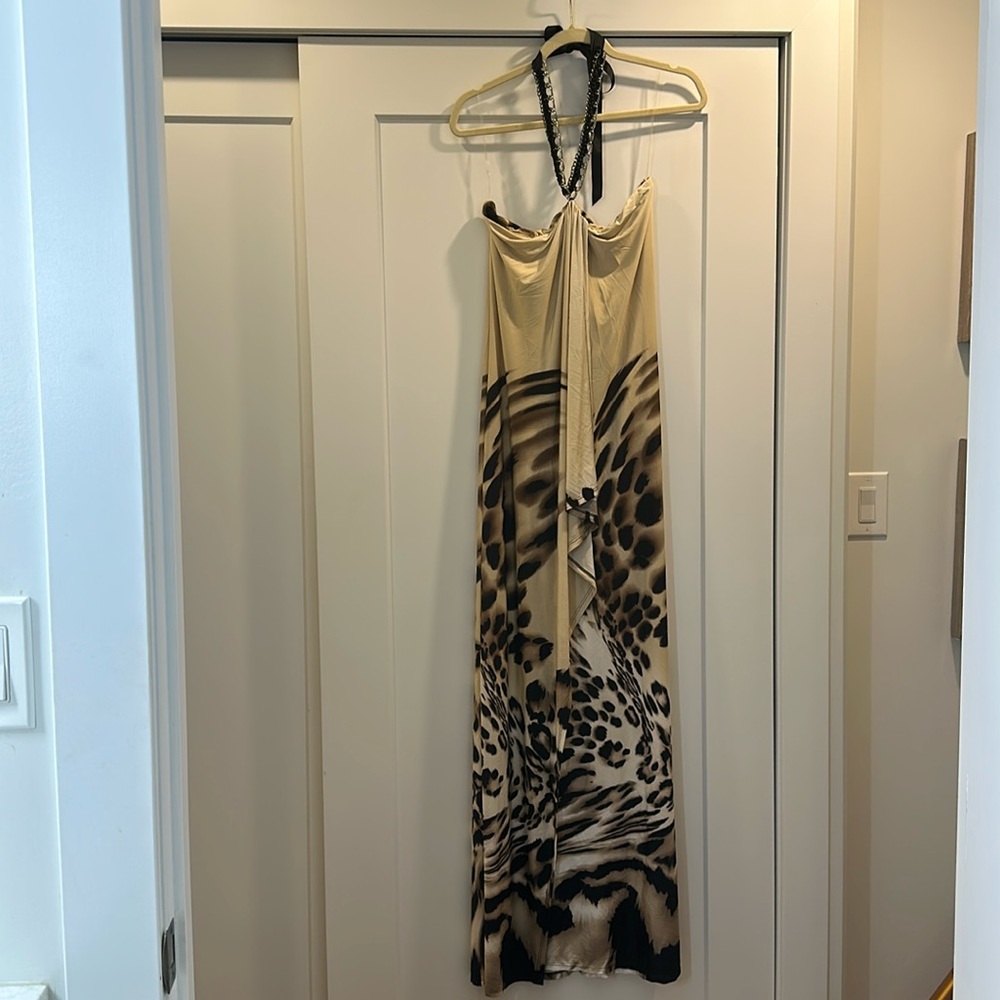Cheetah Print Scoop Dress
